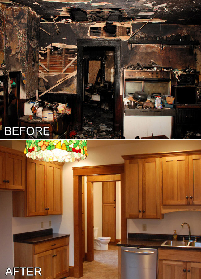 Before and After Kitchen