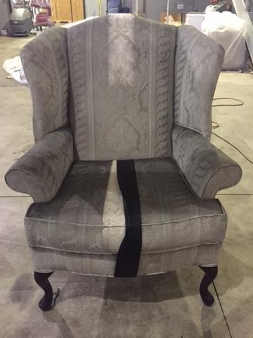 Smoke & Soot Damaged Chair Restoration
