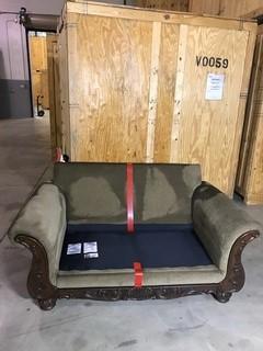Soot Damaged Love Seat Repair in Clarkston, MI