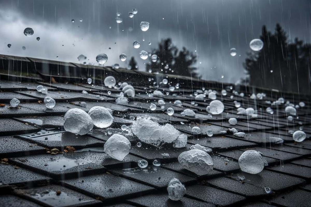 What Size Hail Will Damage on a Roof?