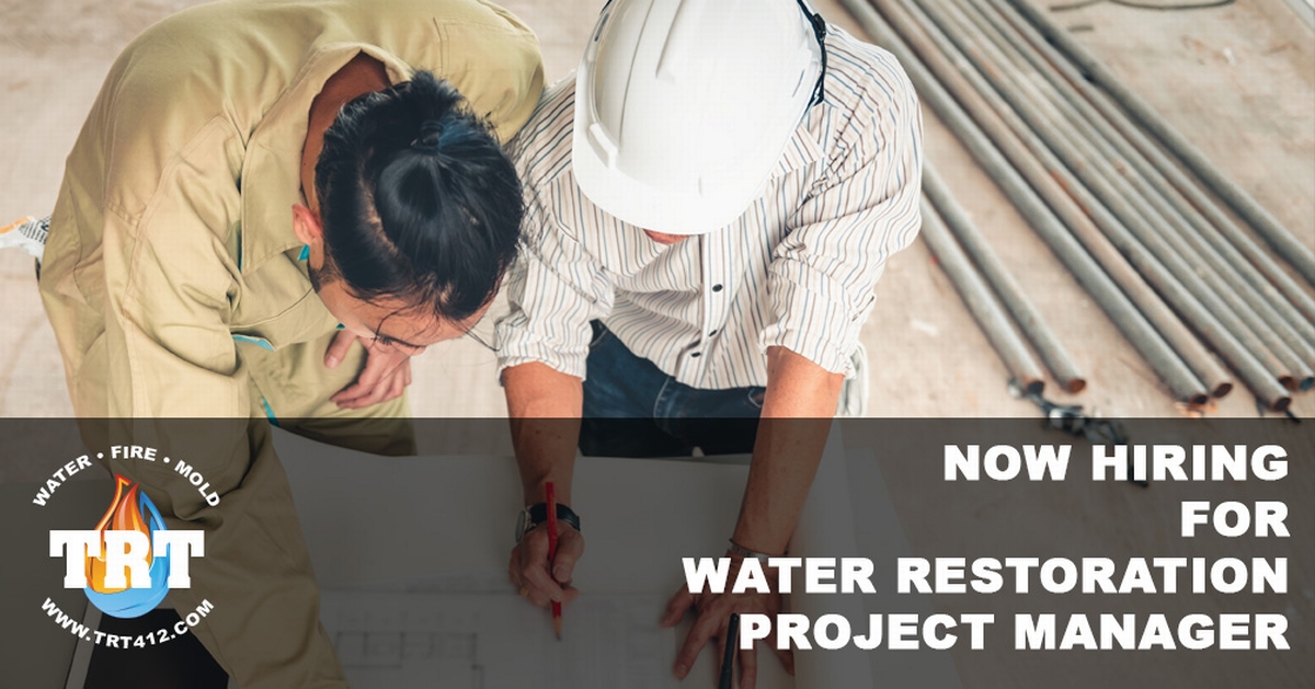 Now Hiring for Water Restoration Project Manager
