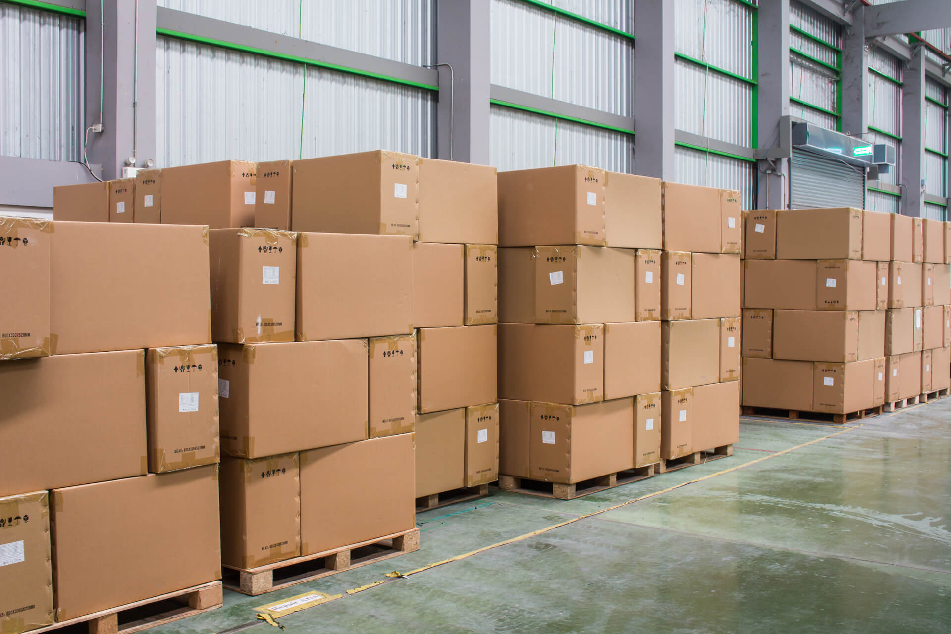 Climate-controlled storage warehouse facility