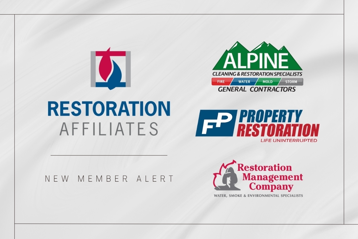 Restoration Affiliates Announces the Addition of Three New Members: Alpine, FP, RMC