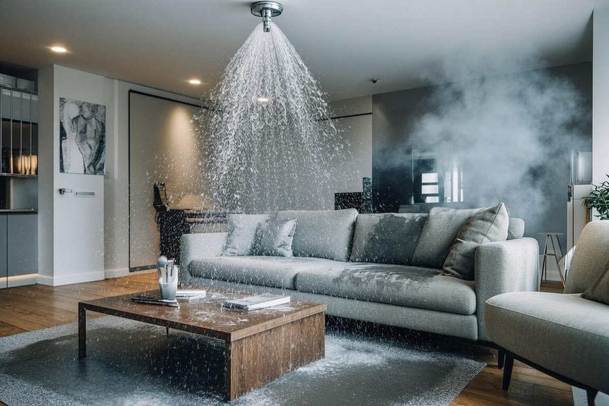 Fire Sprinkler Water Damage and Cleanup Steps