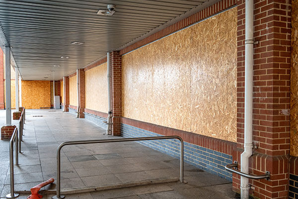 Board Up in Greenwood Indiana