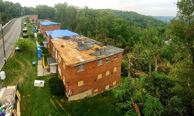 Westwood Flat Apartments Tornado Damage