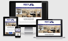 Virtual Vision recently launched a new website for Bries Custom Homes