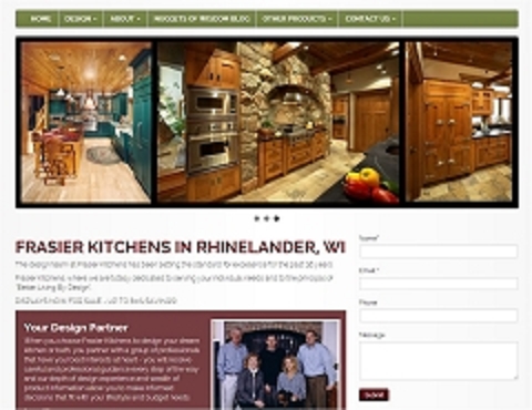 Virtual Vision Computing re-launches updated Website for Frasier Kitchens of Rhinelander WI