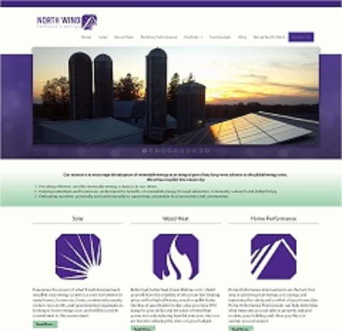 Virtual Vision Computing launches new Website for North Wind Renewable Energy of Stevens Point WI