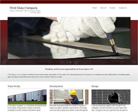 Virtual Vision Computing launches new Website for First Glass Compnay in Eau Claire WI