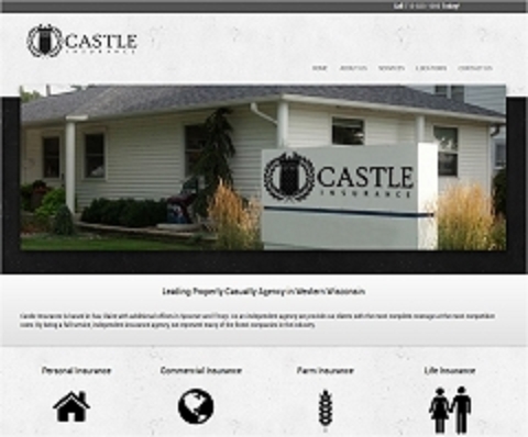 Virtual Vision Computing launches new Website for Castle Insurance Group of Eau Claire WI