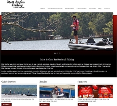 Virtual Vision Computing launches new Website for Matt Stefan Fishing of Junction City WI