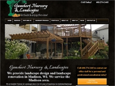 Virtual Vision Computing launches new Website Ganshert Nursery & Landscapes of Madison WI
