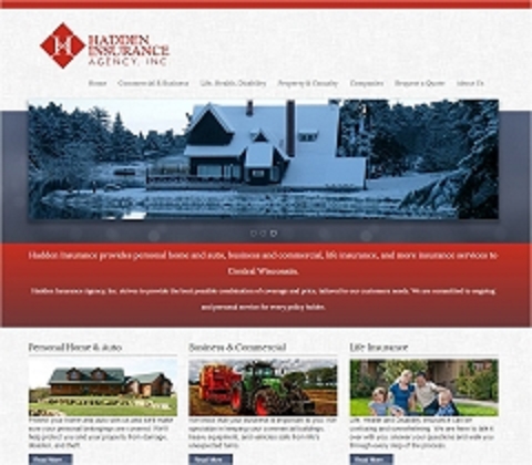 Virtual Vision Computing launches new Website for Hadden Insurance Agency, Inc