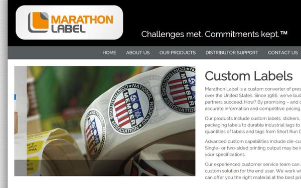 Virtual Vision Computing launches a new website and Social Media Marketing plan for Marathon Label 