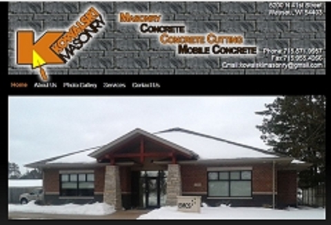 Virtual Vision Computing launches new Website for Kowalski Masonry of Wausau WI