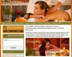 Virtual Vision Computing launches new Website for Solstice Spa 