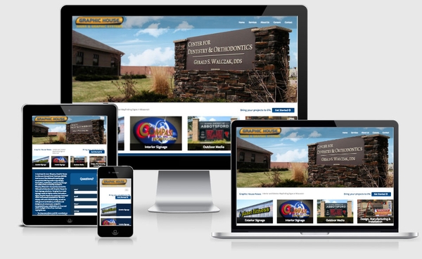 Virtual Vision recently launched a new website for Graphic House Inc.