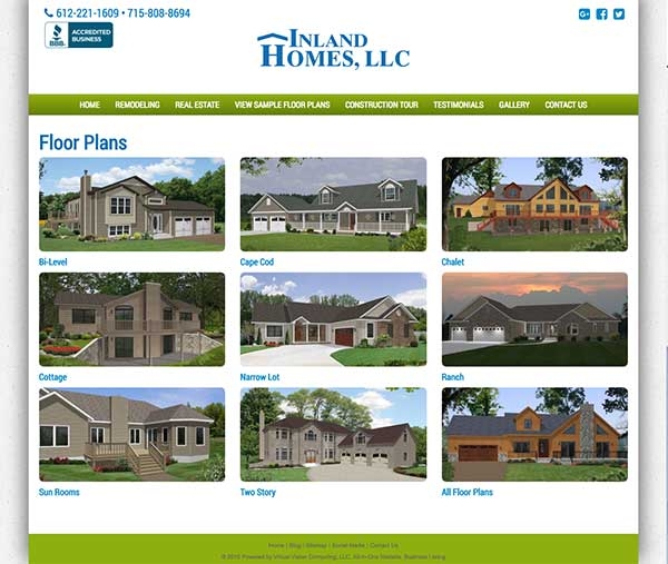 Virtual Vision updated Inland Homes, LLC 