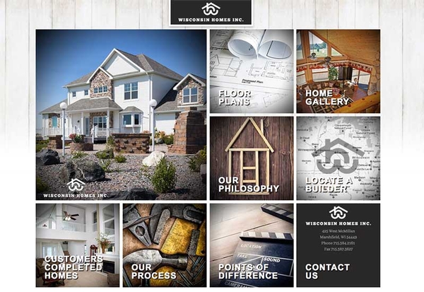 Virtual Vision recently launched a new website for Wisconsin Homes Inc