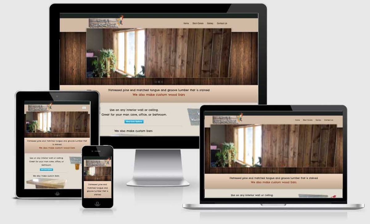 Virtual Vision Recently Launched a New Website for Woody's Weathered Wood