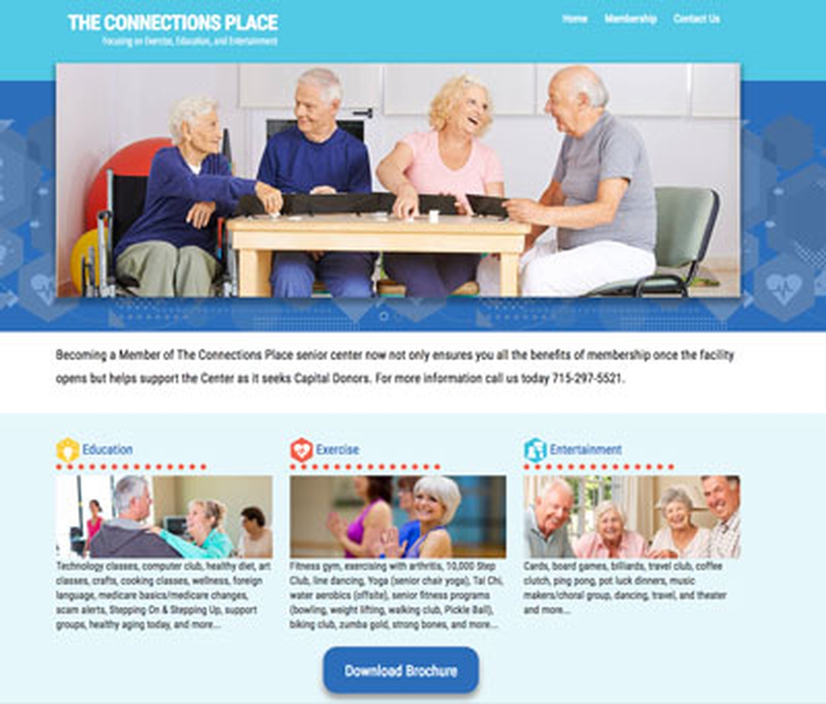 Virtual Vision recently launched a new website for The Connections Place