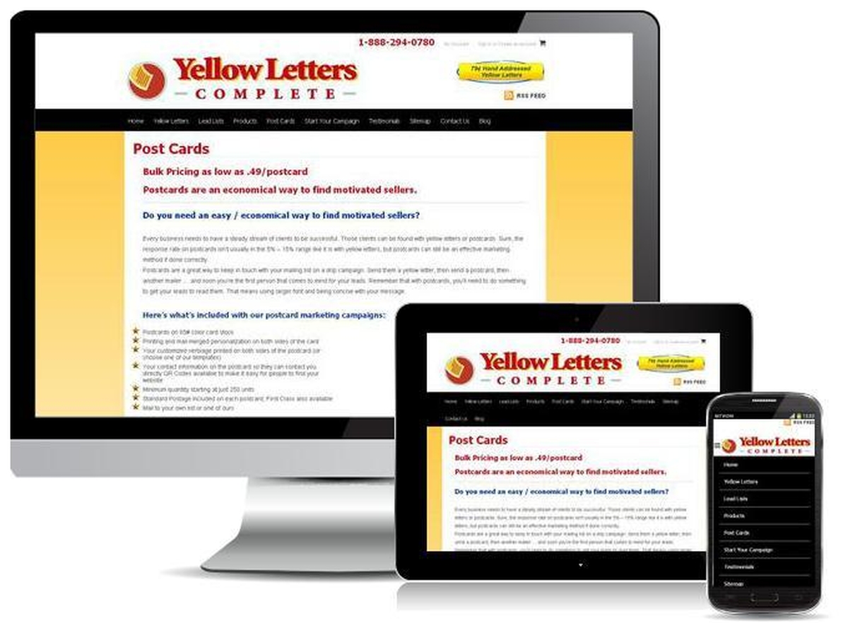 Virtual Vision recently launched a new website for Yellow Letters Complete