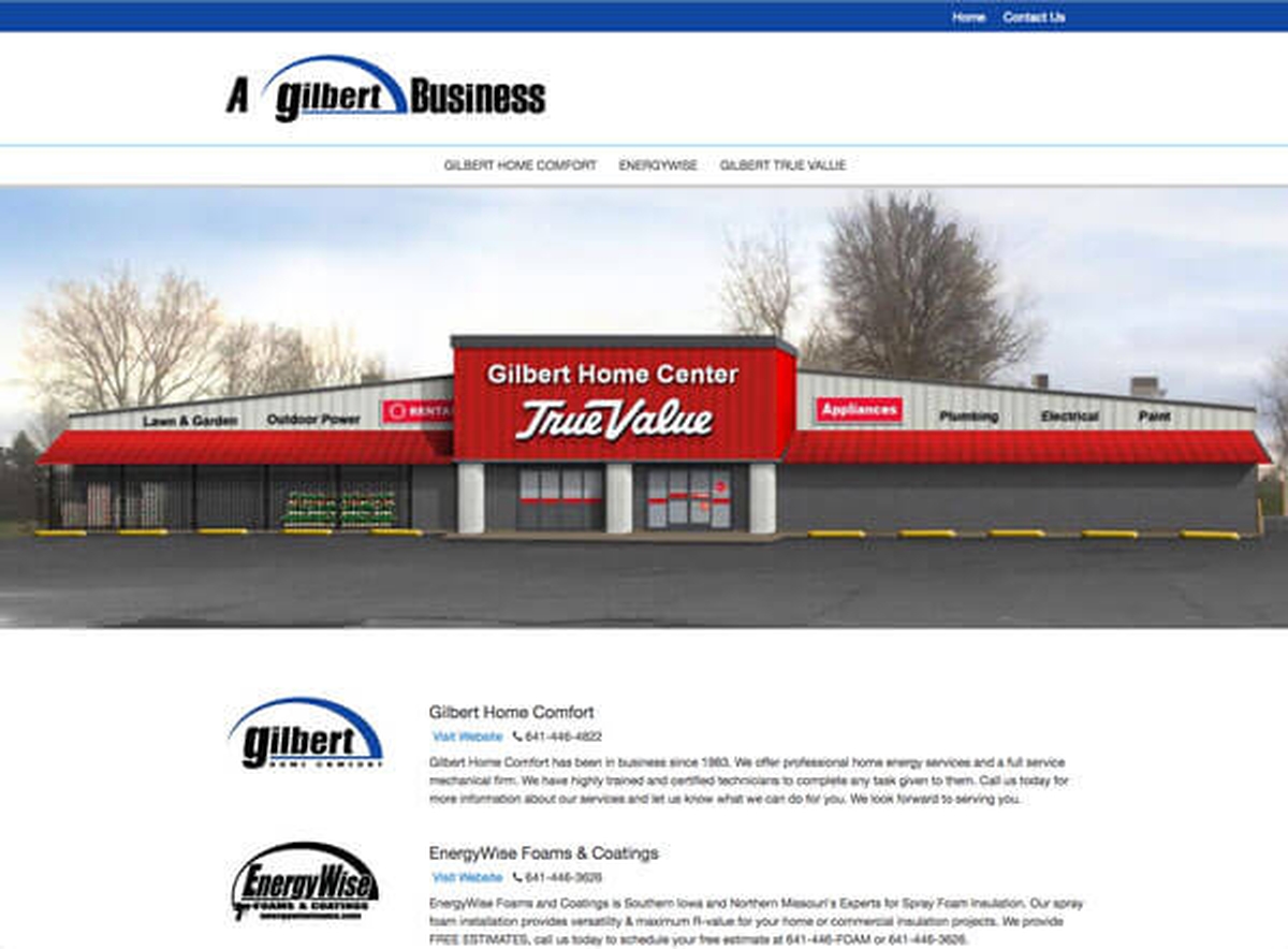 Virtual Vision recently launched A Gilbert Business website