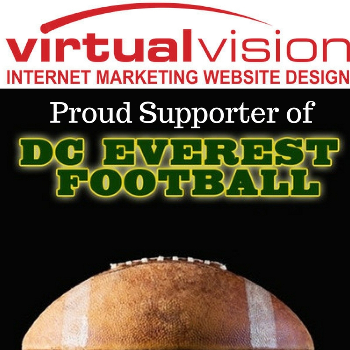 Virtual Vision is a proud supporter of DC Everest Football in 2017