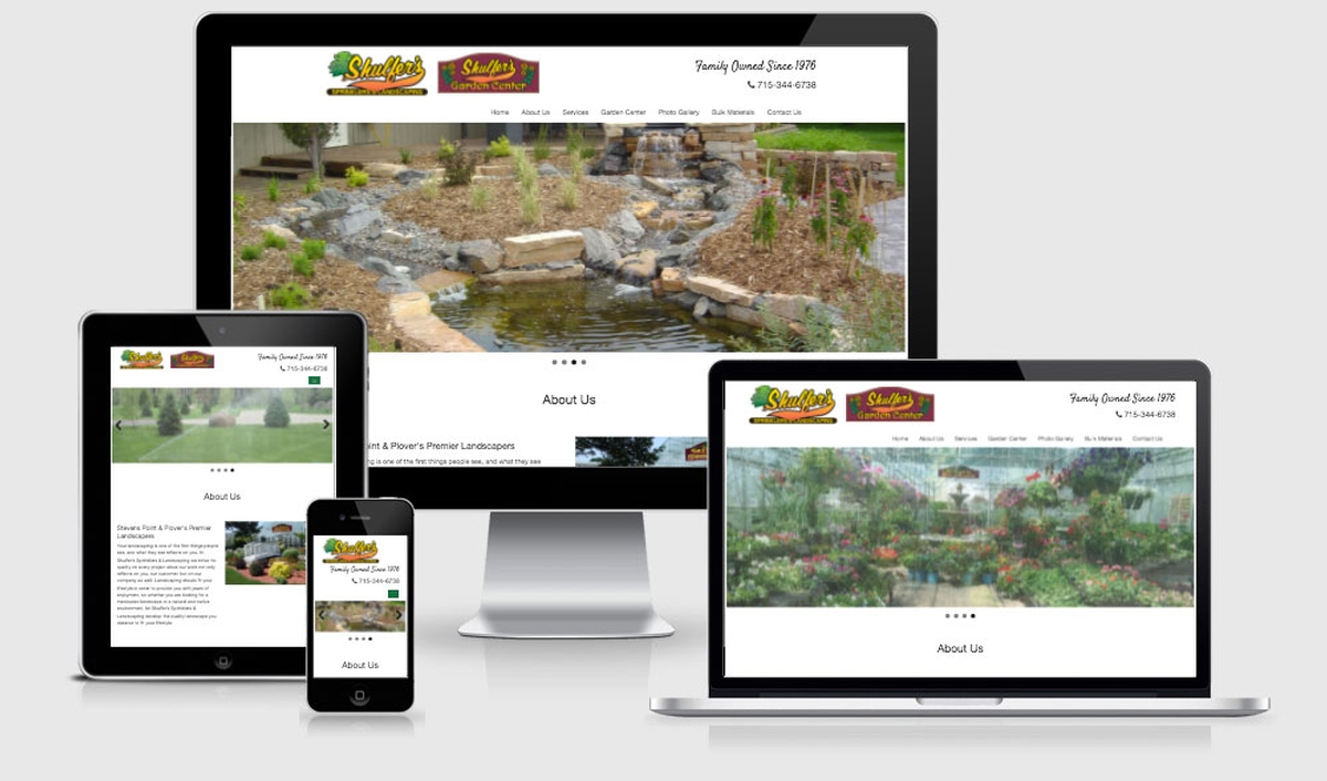 Virtual Vision recently launched a new website for Shulfer's Sprinklers and Landscaping