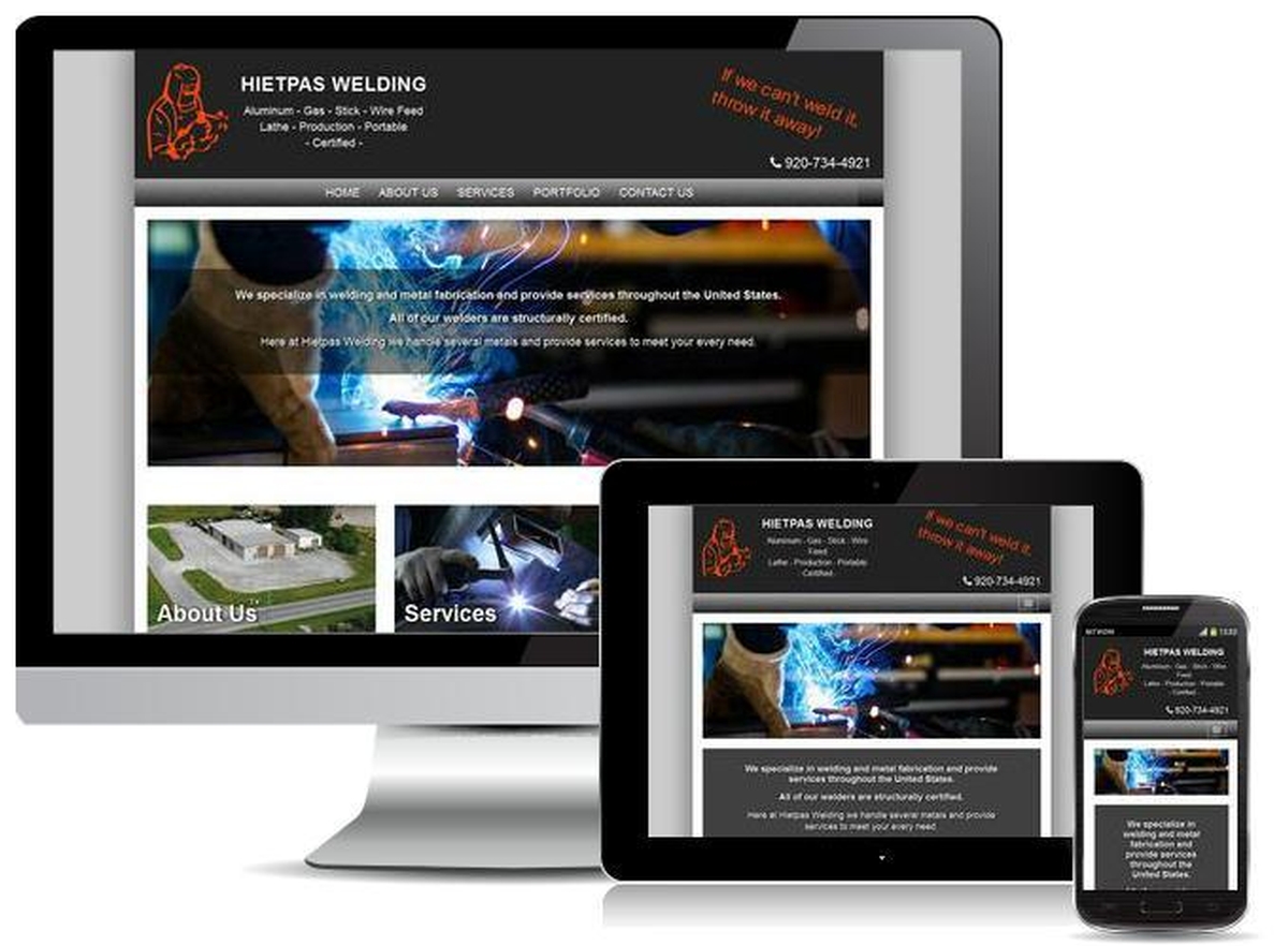 Virtual Vision recently launched a new website for Hietpas Welding