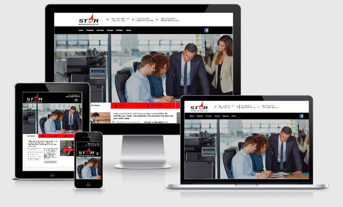 Virtual Vision recently launched a new website for Star Business Machines