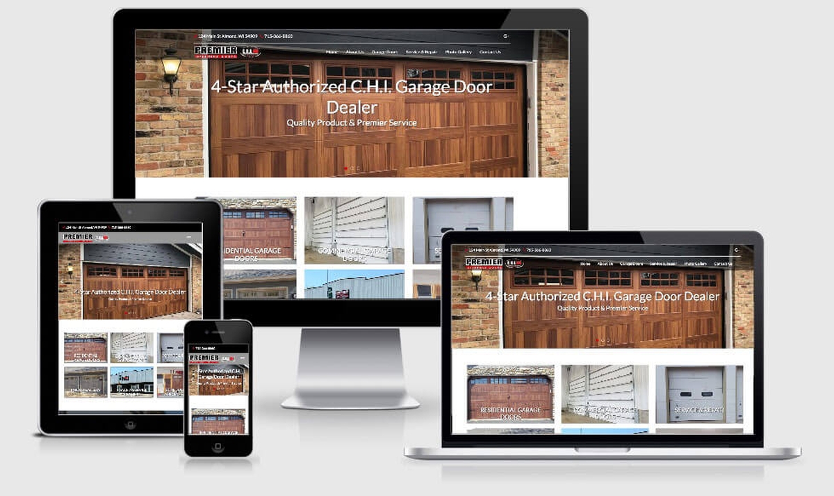 Virtual Vision recently launched a new website for Premier Overhead Doors, Inc.