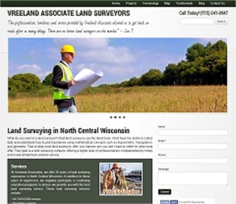 Virtual Vision Computing launches new Website for Vreeland Associates Land Surveyors