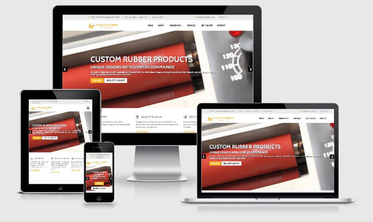 Virtual Vision recently launched a new website for Hiawatha Rubber