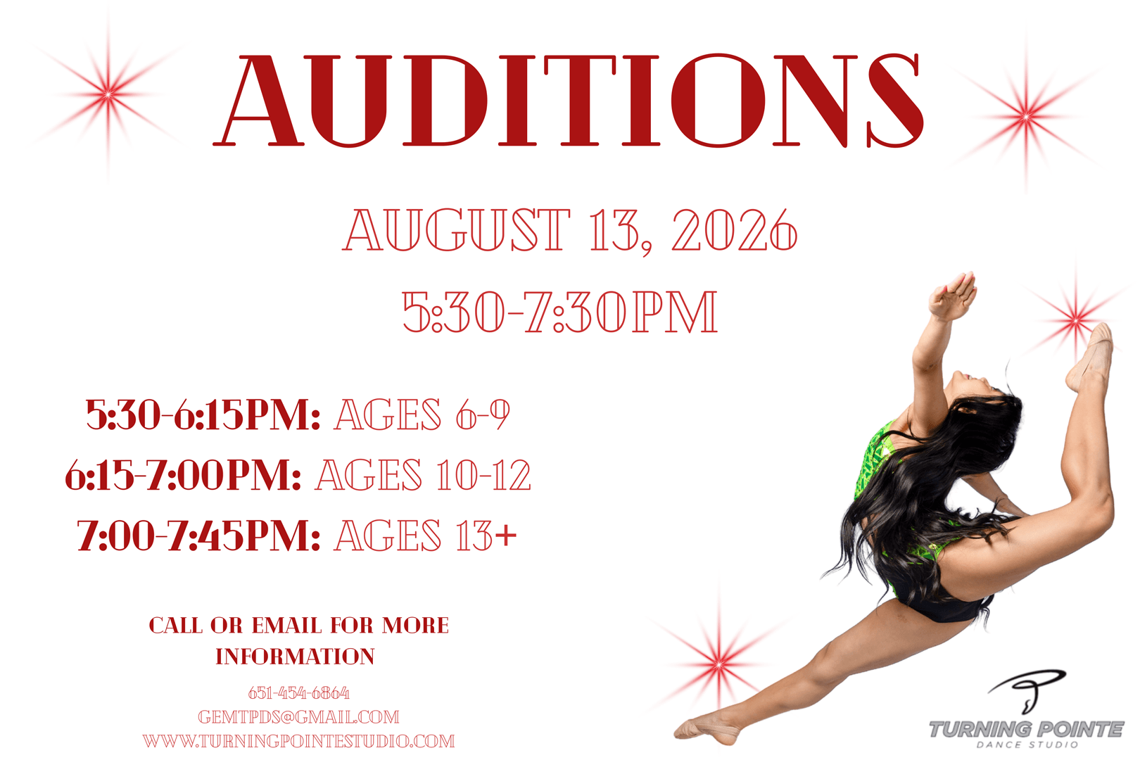 2026 Fall Auditions