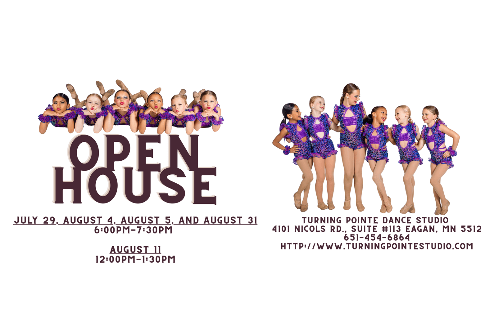 2026 Open House information
