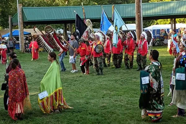 Dancers perform at Upper Sioux Community's Traditional Wacipi Powwow