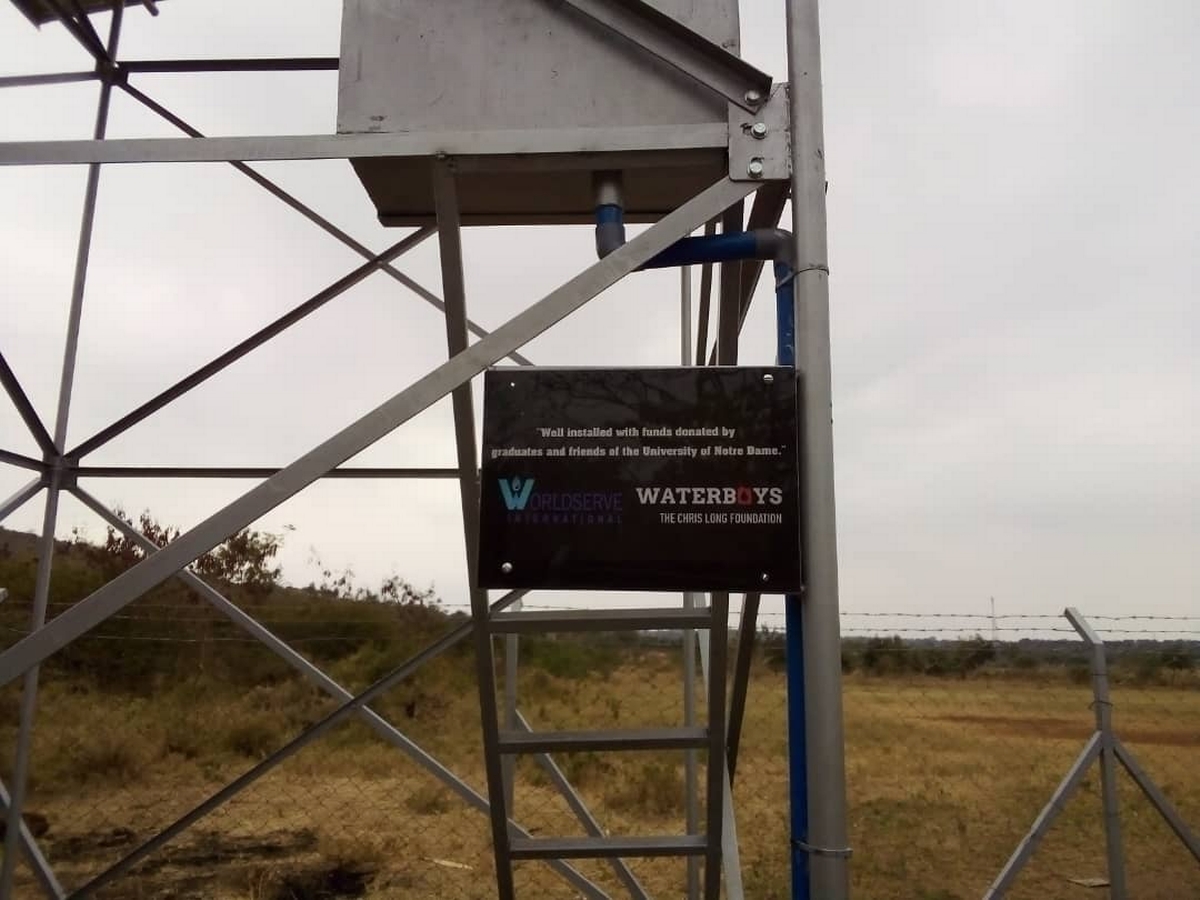 Water is flowing at the Kibaoni Primary School