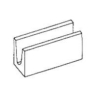 Solid Bottom Bond Beam Concrete Blocks