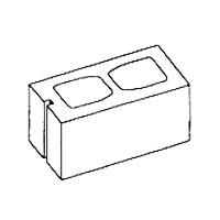 Corner Sash Concrete Blocks