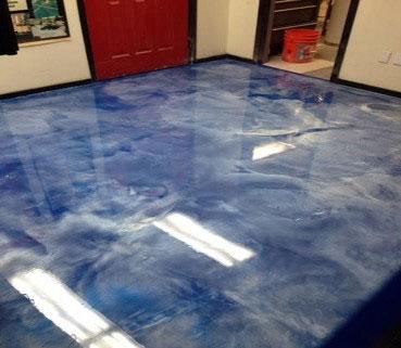 Metal FX Epoxy Flooring by Fraco Concrete Products in Marquette, MI